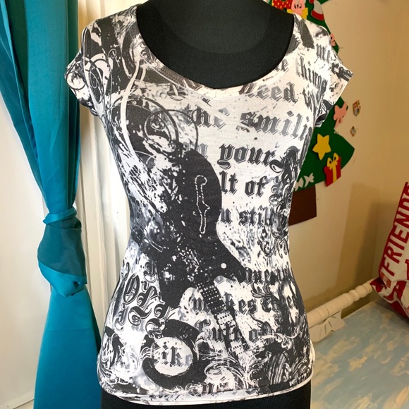 Rue21 Rock and Roll Shirt - Picture 2 of 6